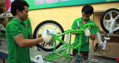 Lắp ráp xe đạp điện Lắp ráp xe đạp điện